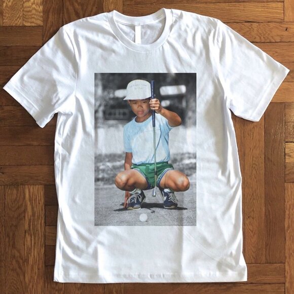 Tiger Woods Shirt Golf Legend Sports Fan Graphic Unisex T-Shirt 90 - Picture 1 of 5